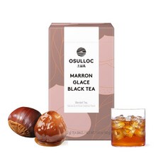 OSULLOC 피치 홍차 열대 망고 복숭아 맛 아이스 티백 과일 티 블렌드 제주도 프리미엄 20개 161999, Marron Glacé 홍차, 36g