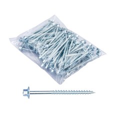 육각 머리 직결 피스 외날 스크류 볼트 목재 목조 목공용, 14x90mm 1봉(100개)