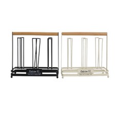 미즈누아 키친 컵걸이 2색 물컵거치대 카페인테리어소품 미니컵거치대 주방컵거치대, 블랙