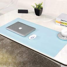 컴퓨터 책상 매트 90X45 (스카이), 스카이, 1개