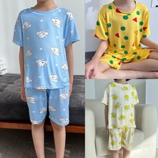 나니까 아동 유아 주니어 잠옷세트 도형 여름 홈웨어 파자마 냉감세트