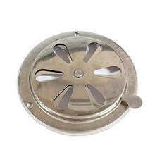 자작 난로 댐퍼 캠핑난로 바베큐 그릴 화목난로 공기조절기 (대형), 사각스텐접이식난로 화롯대(대형), 1개