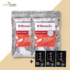 헤나킹 친환경 두피보호 천연 유기농 헤나 염색 100g 2봉 구성 / 구매금액별 선물증정, 2개, 시카카이