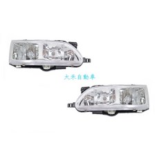 大禾自動車 美規晶鑽大燈 適用於TOYOTA COROLLA 93-97 AE100, 1個