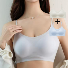 란몰 노와이어 심리스 냉감 쿨링 초박형브라 2p세트