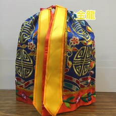 金龍佛具 土地公藍袍 平繡神明衣