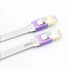 Cat8 網路線 1/3/5/10/15/20m 耐用銅殼鍍金外殼接頭 白色, 1個