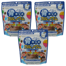 화인재팬 뼈 키즈 칼슘 초콜릿 맛 파우더, 140g, 3개