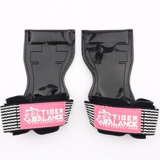 타이거밸런스 헬스 스트랩 리프팅 그립, 스포라이트 스트랩 + 로고 핑크, 1세트