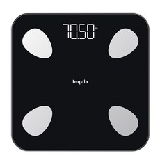 인쿨라 체중계, 1개, 블랙, RJ7089