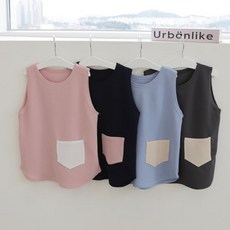 베이직 수면조끼 han+90056dY