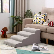 트리움마켓 강아지계단 스텝 계단 애견용품, 라이트그레이, 25cm 2단, 1개