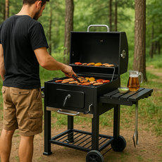 이코프리덤 캠핑 바베큐 숯불 감성 화로 세트, 1개