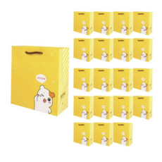 아이비스 에비츄 종이쇼핑백 EB15 20p 세트, 혼합 색상