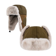 헤이거 귀달이모자 겨울모자 털모자 남녀공용 프리사이즈 3컬러, 카키 컬러