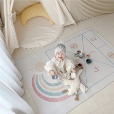 HAPPYMOON 사방치기 놀이매트 땅따먹기매트 120*200