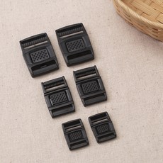원터치 플라스틱버클, 블랙, 4개