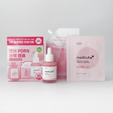 메디큐브 PDRN 핑크 펩타이드 앰플 본품+리필 기획, 80ml, 1개