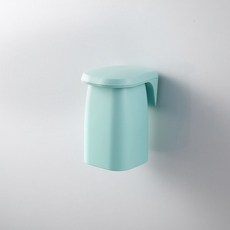 日式簡約刷牙杯磁吸漱口杯掛壁式牙杯倒扣牙刷杯簡約家用洗漱杯, opp袋包裝, 馬卡龍綠
