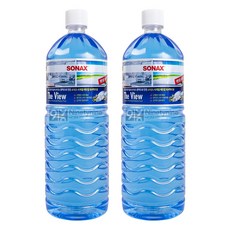 소낙스 사계절 에탄올 워셔액-1.8L 2개, 1세트, 1.8L