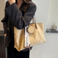 투니스 여성 빈티지 스웨이드 캐주얼 숄더백