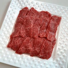 국내산 한우 육사시미 뭉티기 180g, 1개