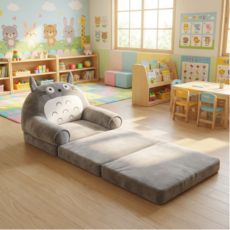 3단 접이식 어린이의자 낮잠이불 어린이집 1인 쇼파 유아용 키즈펜션, 0 고양이