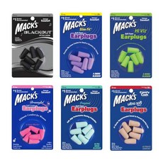 맥스 소음방지 귀마개 36개입 수면 소프트폼 이어플러그 6종, 6개, 3쌍