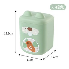 嗨購 一次性廚房水槽垃圾過濾網 下水道洗菜盆剩飯菜清潔 壁掛盒裝, 小綠兔（含100濾網, 1個