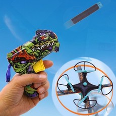 비행 드론 스피너 소프트 슈팅건 공중회전 플라잉토이 실내외 놀이 어린이 청소년, 1개, 상세페이지 참조