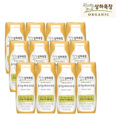 상하목장 유기농 바나나우유, 125ml, 12팩