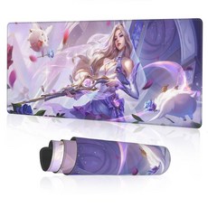 마우스장패드 겜용이패드 게이밍 미끄럼방지 마우스 패드 데스크패드 키보드패드 800 300, 1개, caitlyn -1