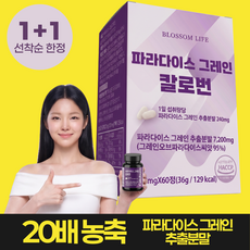 파라다이스그레인 파라다이스 그래인 그레인 그레이 HACCP 인증, 2개, 60정