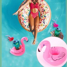 와락스 플라밍고튜브 미니 음료 컵홀더 물놀이 컵튜브, 1개, 07-컵튜브-선인장