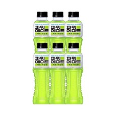 파워에이드 제로 라임향, 600ml, 6개