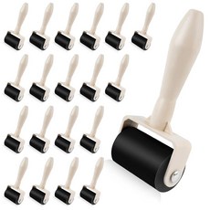 Supkiir 고무 브레이어 롤러 20개 공예용 3.6cm(1.4인치) 잉크 롤러 미끄럼 방지 접착제 롤러 어플리케이터 프린트 제작 용품 DIY 월페이퍼 스탬핑 스크랩북용, Supkiir 고무 브레이어 롤러 20개, 공예용 3.