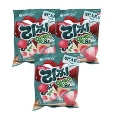 오리온 리찌 알맹이/리치 젤리/과일 젤리 36gX6봉지X3개, 36g, 3개
