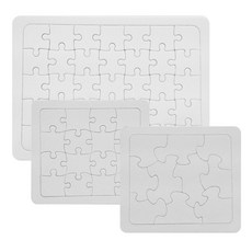 퍼즐만들기 무지 판퍼즐 유아 어린이 미술놀이, 10피스, 1개