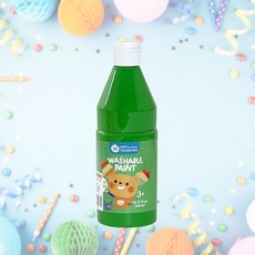 물로 지워지는 초록 물감 워셔블페인트 500ml 상상력발달 교육기관용, 1개