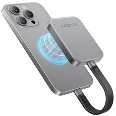 iDsonix 1TB 외장 SSD 마그네틱 및 타입 C USB 3 2세대 2x2 케이블 휴대용 최대 2000MB/s 4K Res HDR 기록 저장 스마트폰 / 노트북 태블릿 PC용, 2TB