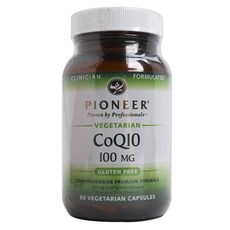 PIONEER CoQ10素食膠囊 100mg, 60顆, 1罐
