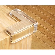 透明桌角防撞護角墊 兒童安全防護 家具邊角保護 簡易安裝, 透明, 1套