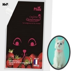 모래 탈취제 딸기향 300g 배변탈취제