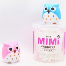 MiMi 貓頭鷹牙線棒 高分子細線, 1個