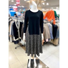 트리아나 도트 프린트 롱 원피스 AH1PA01