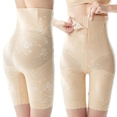 뱃살보정속옷 똥배팬티 몸매보정 아랫배 지퍼거들 여름, C. 피부색 2개