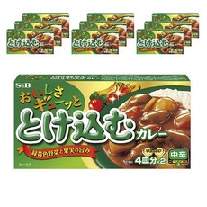 토로케루 맛을 꾹꾹 녹여넣은 카레 중간매운맛 2개입, 10개, 140g