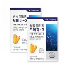 노르웨이산오메가 알티지오메가3 비타민D 광동rtg오메가30캡슐 x2박스, 2개, 30정