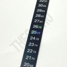 NIE 어항 온도계 온도 스티커 일자형