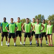 온코 단체 팀조끼 밴드형 형광 FREE 풋살 프리사이즈 색 농구조끼 체육대회